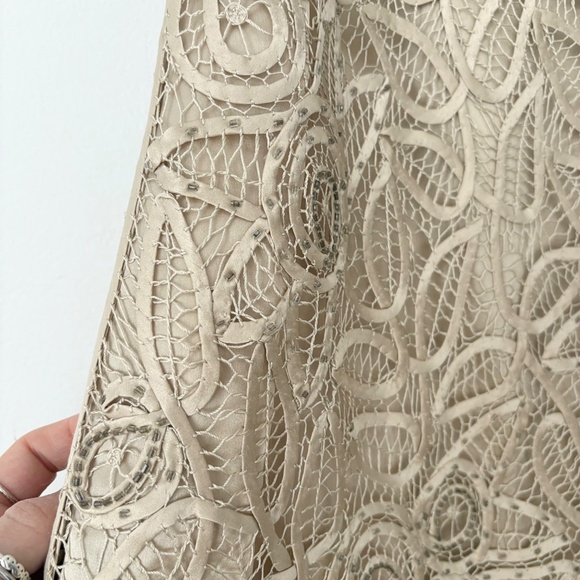 Vintage Silk lace midi skirt - Picture 4 of 7